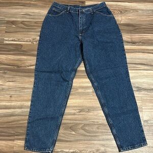 Vintage Gitano High Rise Mom Jeans Women's Plus Size 18 Tapered 100% Cotton 90s